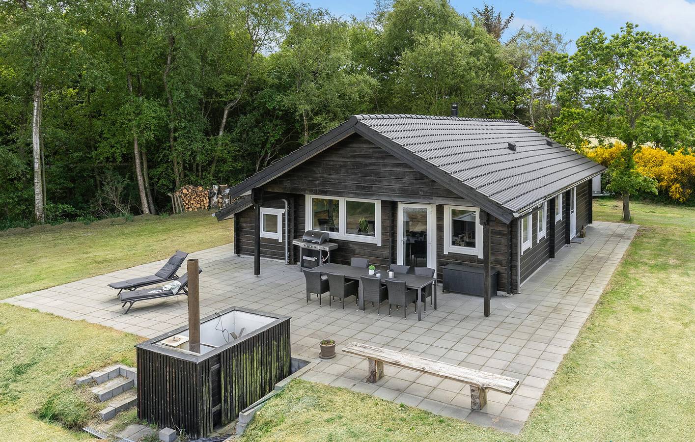 Ferienhaus für 6 Personen mit Terrasse in Lundø, Limfjord in Westjütland