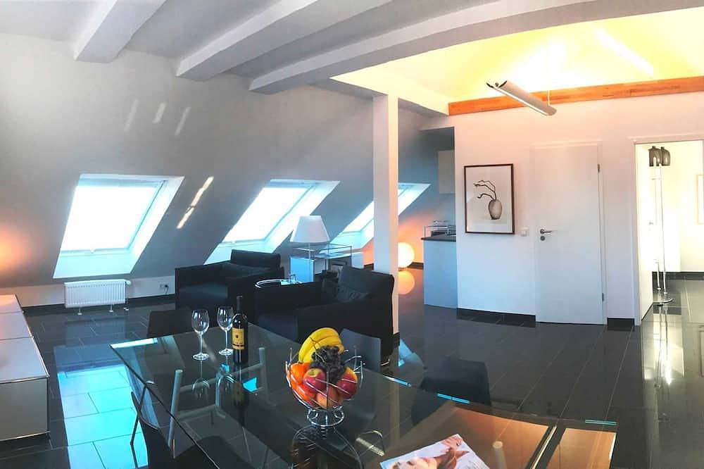 Ganze Wohnung, Nautilus-Suite, 3.Og, Studio/Loft Seeseite - Dünenblick Apartments in Helgoland