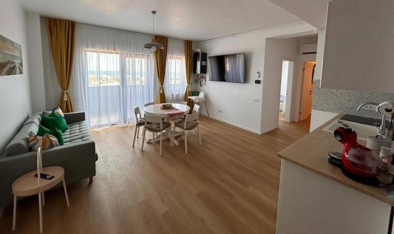 Ferienwohnung für 6 Personen, mit Terrasse und Ausblick in Rumänien
