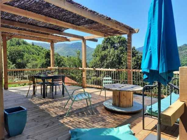 Maison de vacances pour 4 personnes, avec vue et jardin
