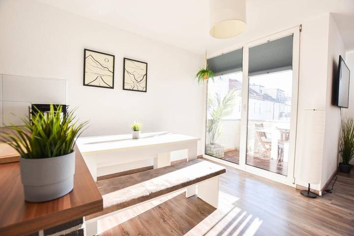 Apartamento para 5 personas, con jardín en Dessau