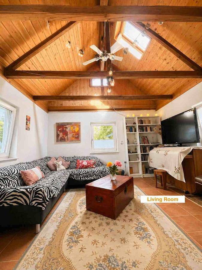 Ferienhaus für 4 Personen, mit Terrasse und Garten sowie Ausblick in Ried