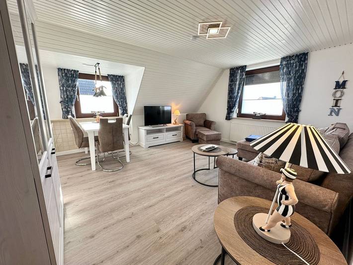 Ganze Wohnung, Komfortable Wohnung West in Westerland mit Garten, Wlan und moderner Ausstattung in Tinnum, Sylt (Gemeinde)