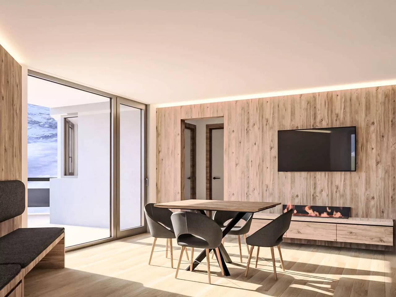 Ganze Wohnung, 3 Zimmer 4 Personen in Alba (Canazei), Canazei