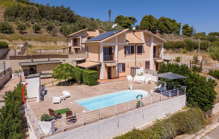Trabia Retreat: Seaside Apartment with Pool in Trabia, Palermo Province