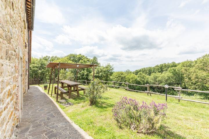 Appartamento vacanze per 8 persone, con giardino in Siena e dintorni