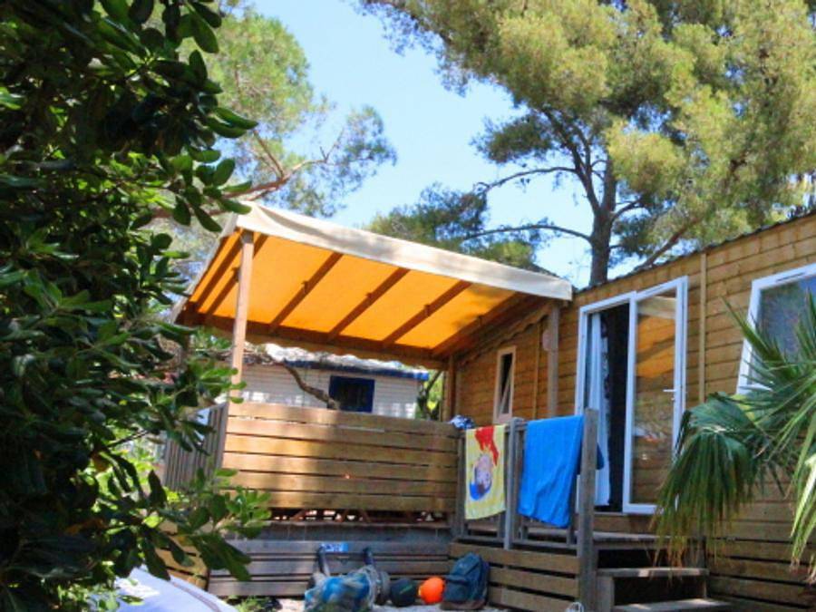 Camping Clair de Lune - Mobilheim 4 personen - Super Sympa 25m² - 2 Schlafzimmer in La Madrague, Hyeres