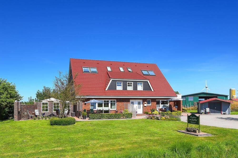 Ganze Wohnung, Ferienwohnung Wiesenblick im Landhaus am Grafthof - Ferienwohnung Wiesenblick in Neuharlingersiel, Landkreis Wittmund