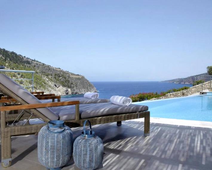 Location de vacances pour 4 personnes, avec Vue sur l’océan et Terrasse dans Άσος - 3