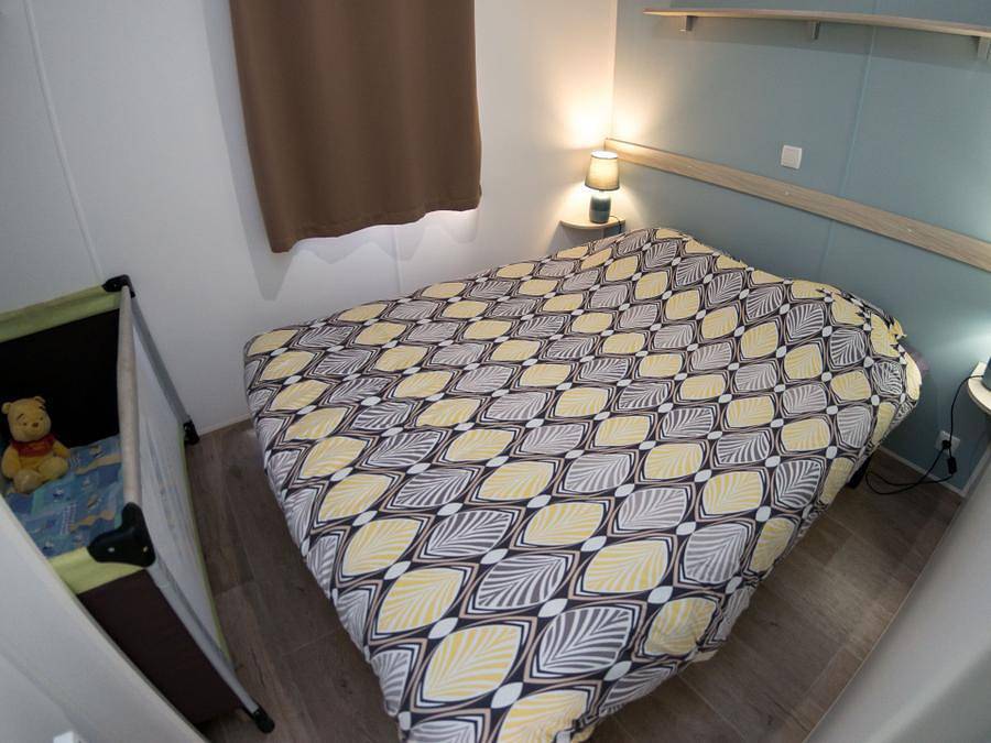 Camping Côté Plage - Mobilheim 6 personen - Confort - Mobilheim Catleya 30m² - 2 Zimmer 4/6 Pers. in Saint-Jean-de-Monts, Vendée