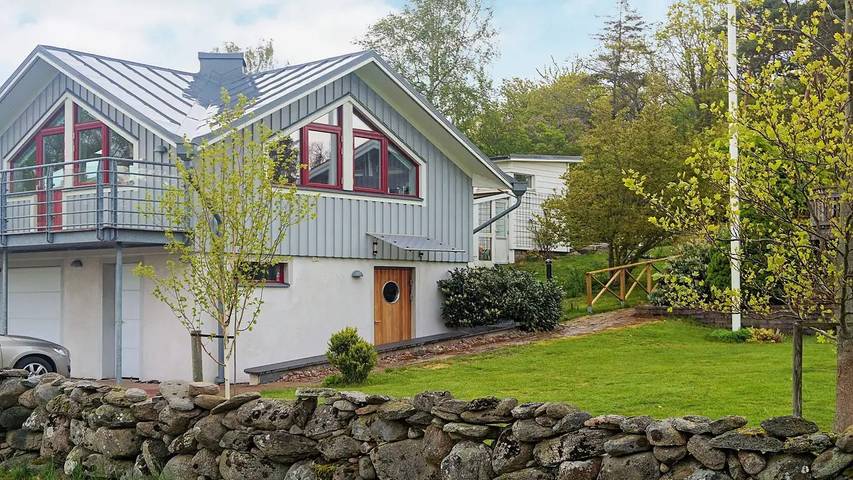 Maison de vacances pour 4 personnes, avec balcon en Suède