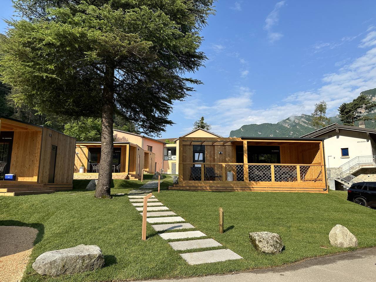Bungalow für 6 Personen mit Terrasse in Idro, Gardasee-Berge