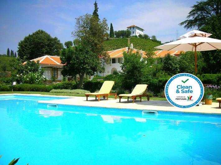 Apartamento de férias para 4 pessoas, com jardim e vista e ainda piscina em Lamego