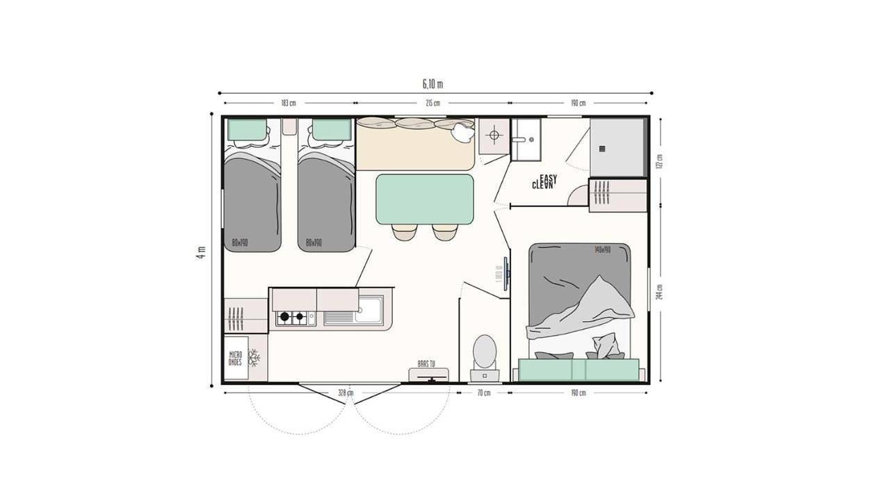 Mobile Home Simplicity - Camp Diekirch in Diekirch, Luxemburg