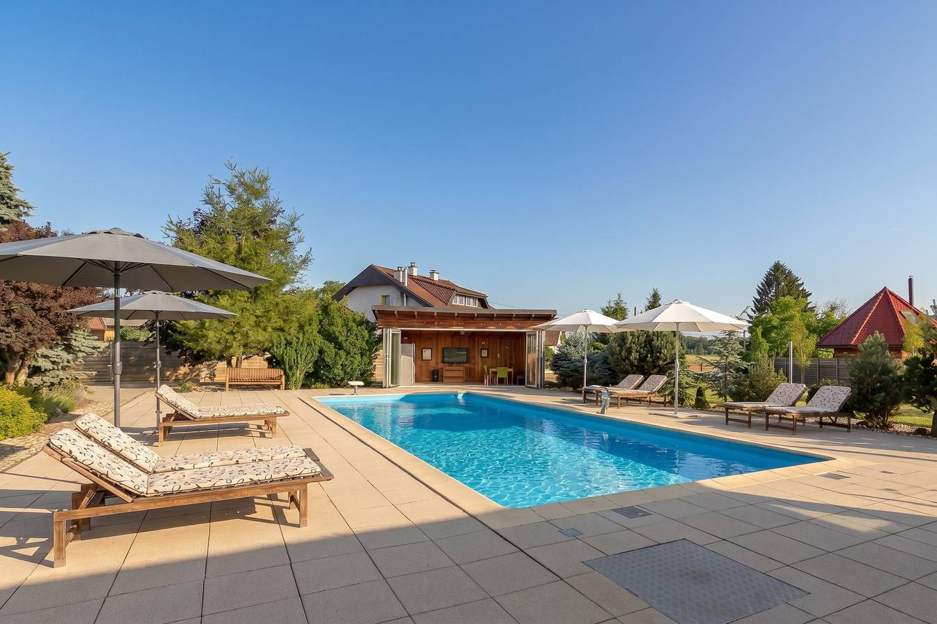 Pool Villa Prleški Raj in Križevci, Untersteiermark