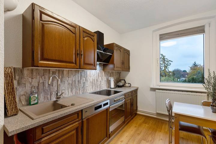 Hel lejlighed, Apartment 'Haus 145' with Private Terrace and Wi-Fi in Halle, Saale-Unstrut