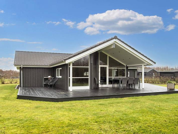 Vakantiehuis voor 6 personen, met terras en sauna, met huisdier in Bork Havn