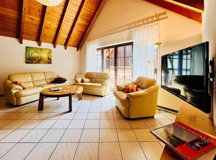 Ferienwohnung für 4 Personen, mit Balkon und Terrasse in Rimbach - 4