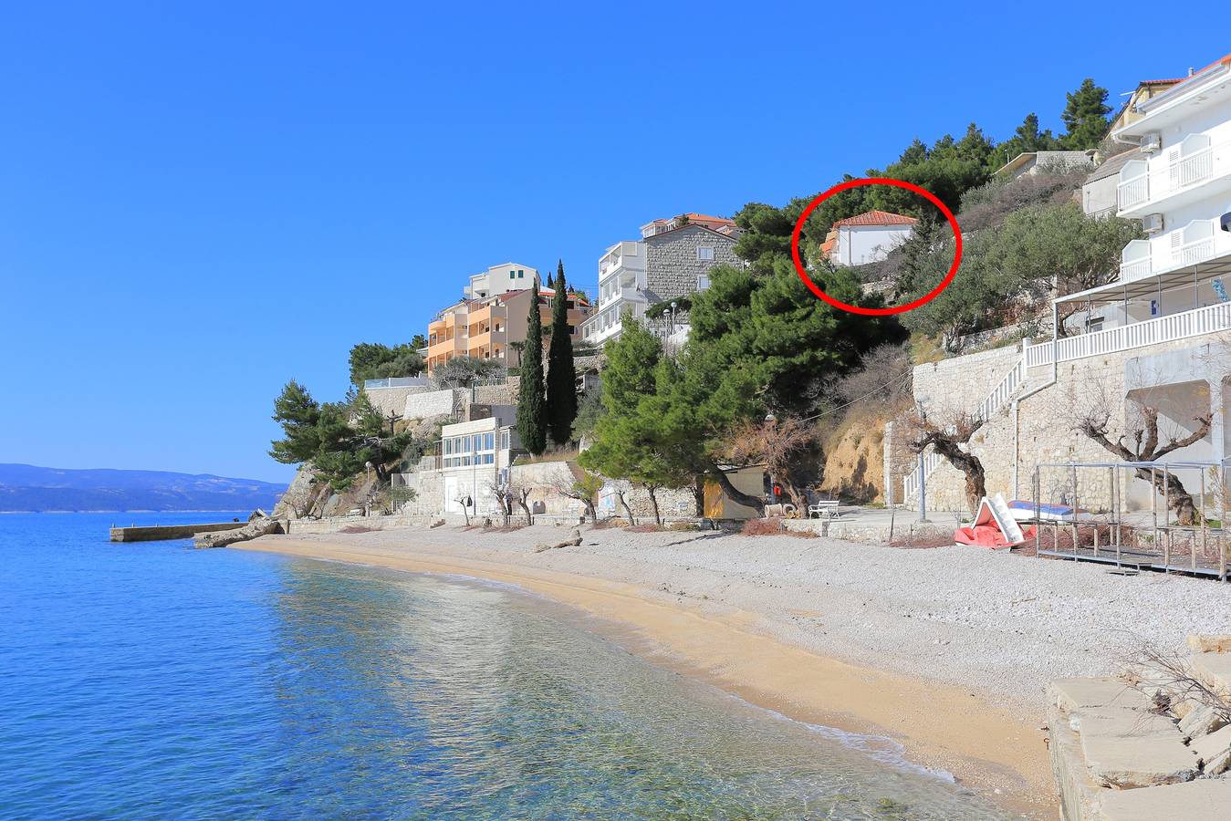 Ganze Wohnung, Studio flat near beach Mimice, Omiš As-18149-d in Mimice, Split-Dalmatien