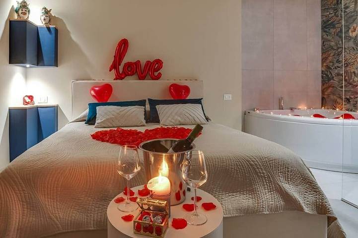 Romantische Suite mit privatem Whirlpool in Sciacca, Agrigento Provinz