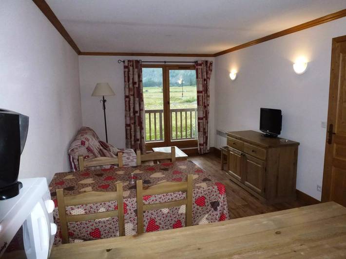 Ganze Wohnung, Ferienwohnung 2 Zimmer Bergecke - 6 Personen in Bessans, Region Saint-Jean-de-Maurienne