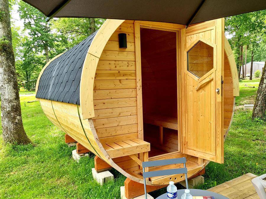 Camping de Charlieu - Safarizelt 2 personen - Fass 2 Personen in Charlieu, Roanne und Umgebung