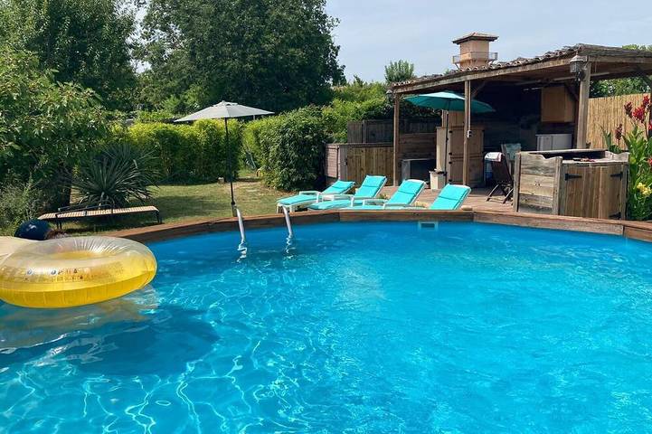 Appartement de vacances pour 6 personnes, avec terrasse et jardin