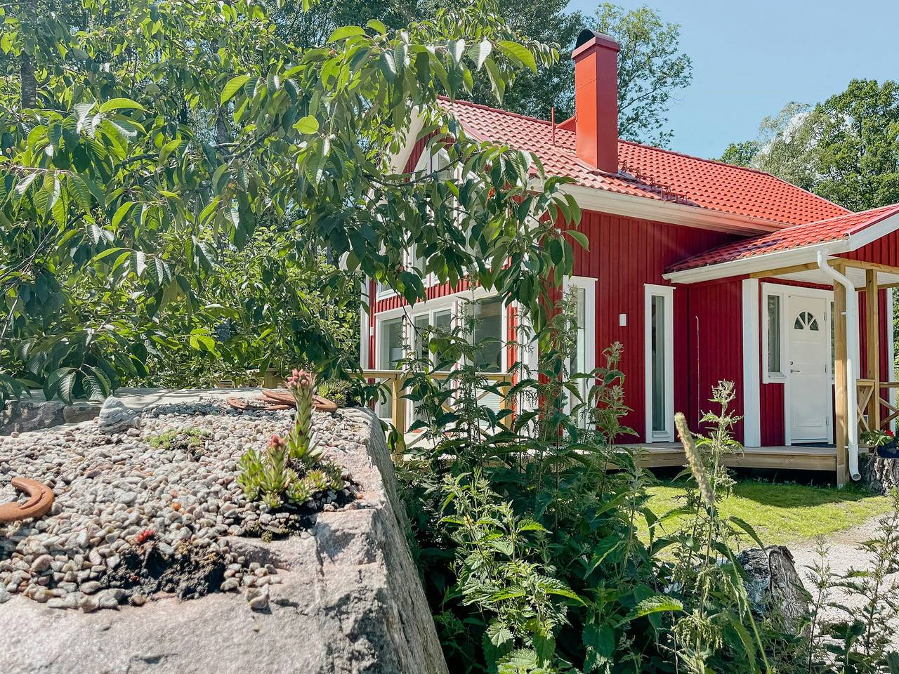 Modernes Lofthaus im Wald bei Gullabo in Gullabo, Torsås und Umgebung