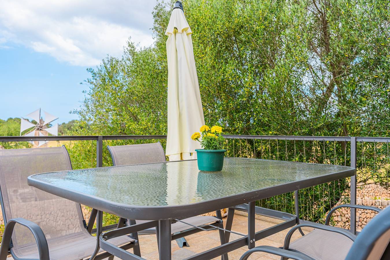 Villa 'Garraseca' mit Bergblick, Wlan und Klimaanlage in Llucmajor, Mallorca Süden
