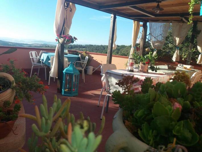 Chambre d’hôte pour 2 personnes, avec Terrasse ainsi que Jardin et Vue