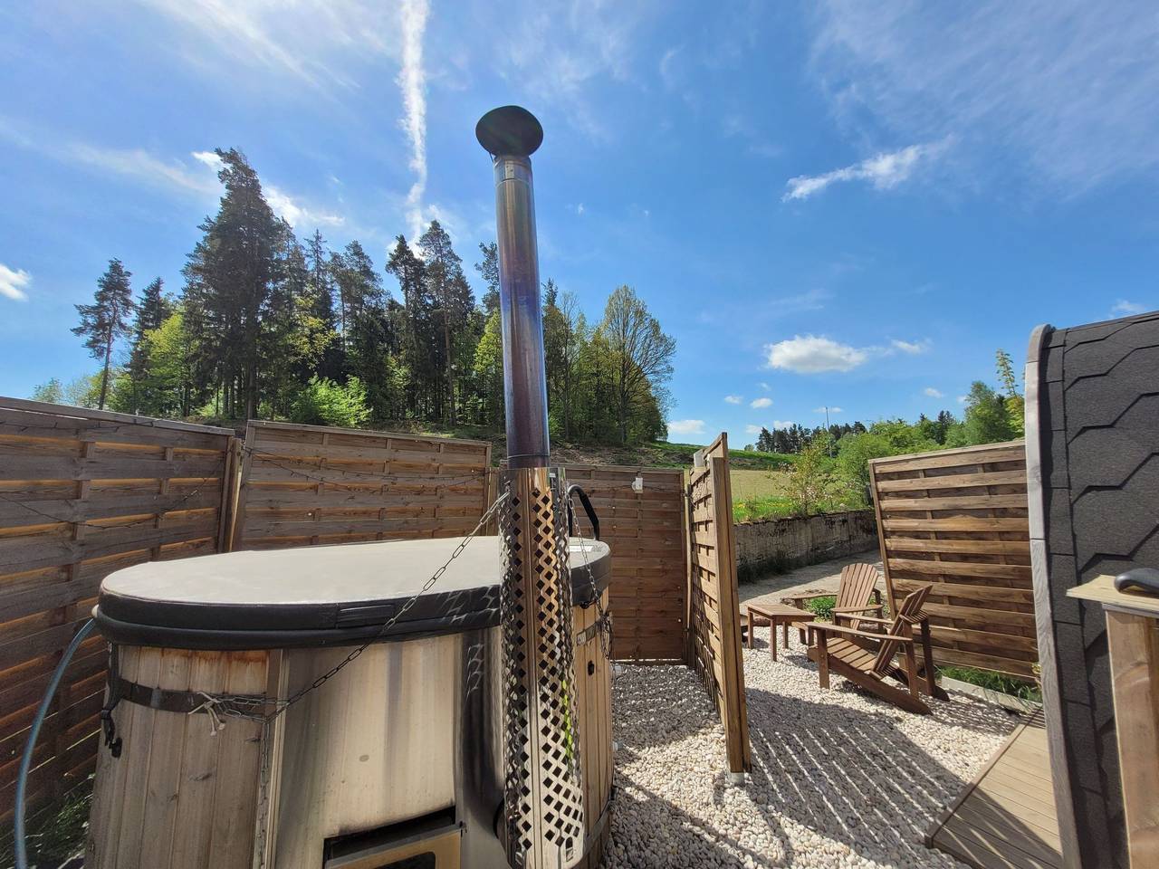 Ganze Wohnung, Fichtel-Pod gegen Aufpreis mit Sauna oder Hot Tub in Hohenberg an der Eger, Landkreis Wunsiedel im Fichtelgebirge
