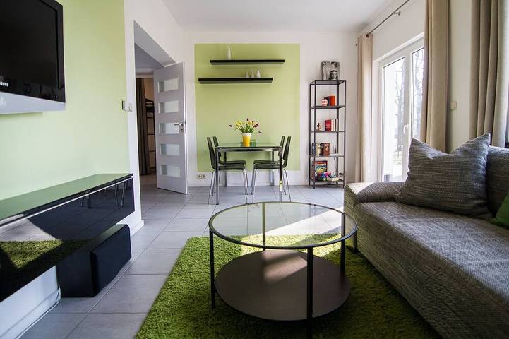 Ferienwohnung für 4 Personen, mit Terrasse und Garten in Leipzig