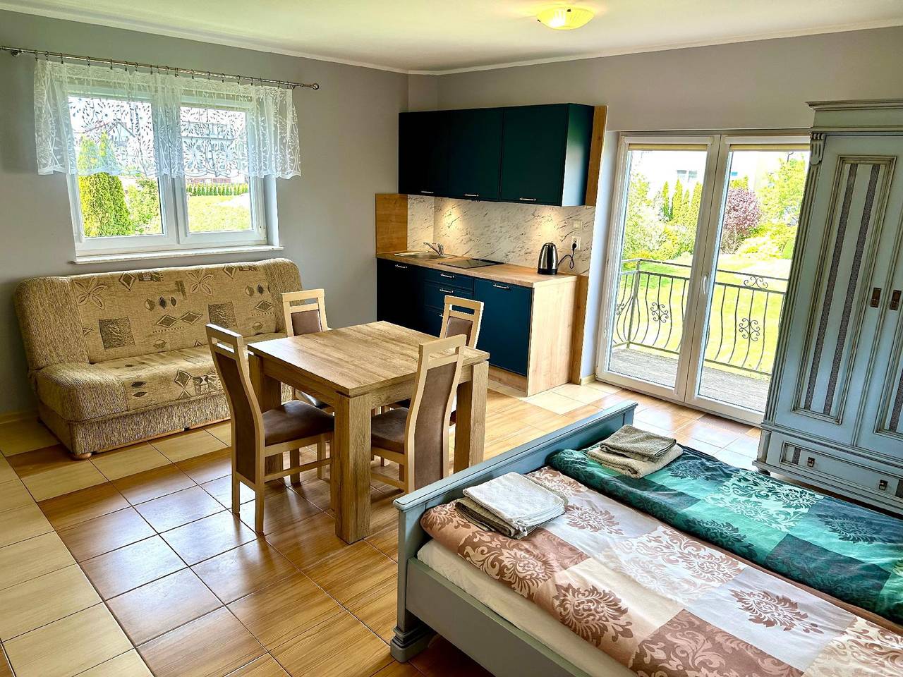 Cały apartament wypoczynkowy, Flat "Zenit 6 with balcony" in Darłowo, Powiat sławieński