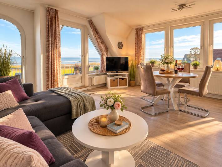 Ferienwohnung für 4 Personen, mit Balkon und Sauna in Duhnen, Cuxhaven