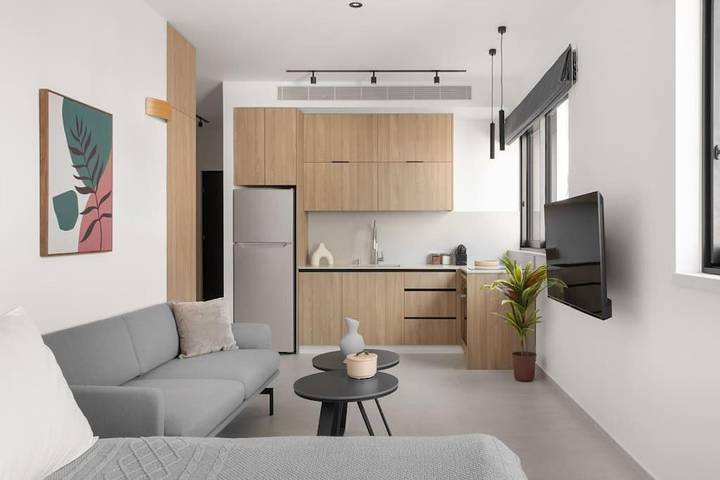 Location de vacances pour 3 personnes, avec balcon à Tel Aviv