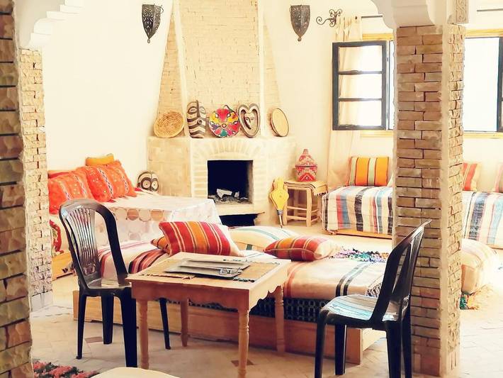 Maison d’hôte pour 2 personnes, avec vue ainsi que sauna et jardin au Maroc