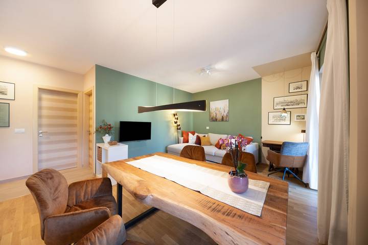 Gîte pour 4 personnes, avec balcon à Bolzano