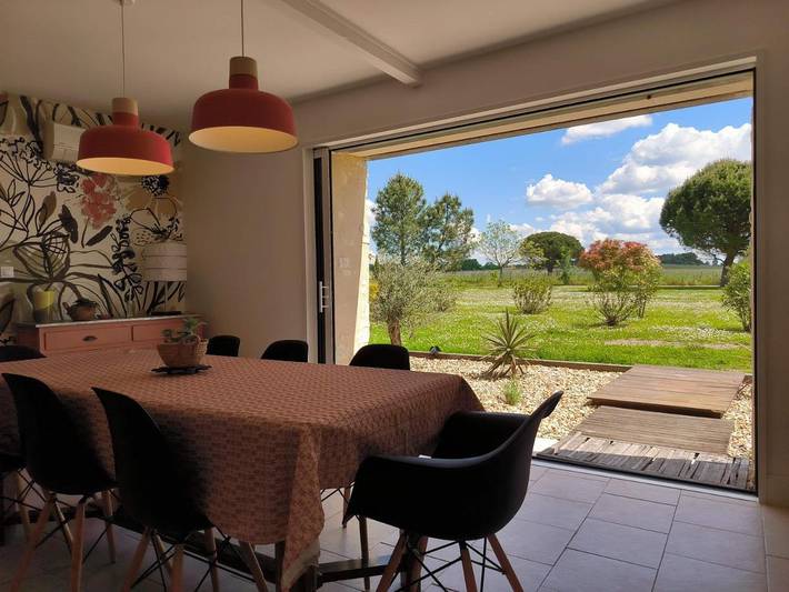 Maison de vacances pour 7 personnes, avec piscine ainsi que vue et jardin