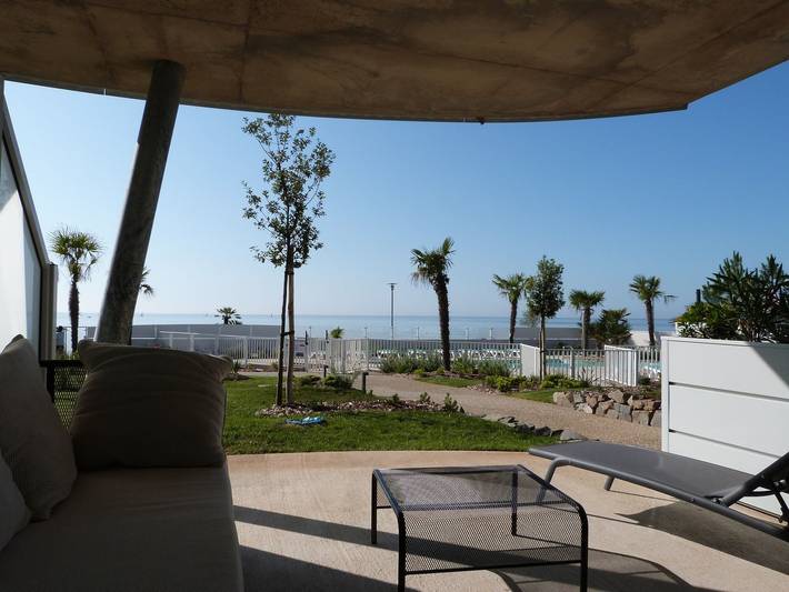 Appartement de vacances pour 4 personnes, avec terrasse et piscine, animaux acceptés à La Tranche-sur-Mer
