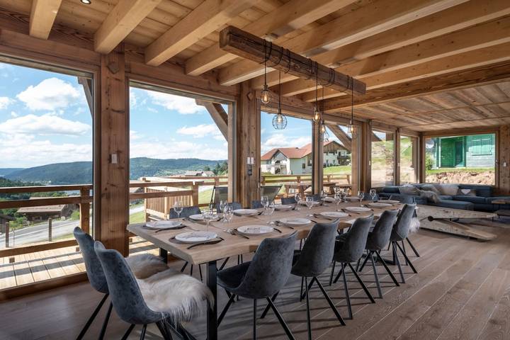 Chalet für 14 Personen, mit Garten und Whirlpool sowie Balkon und Sauna in Gérardmer - 2