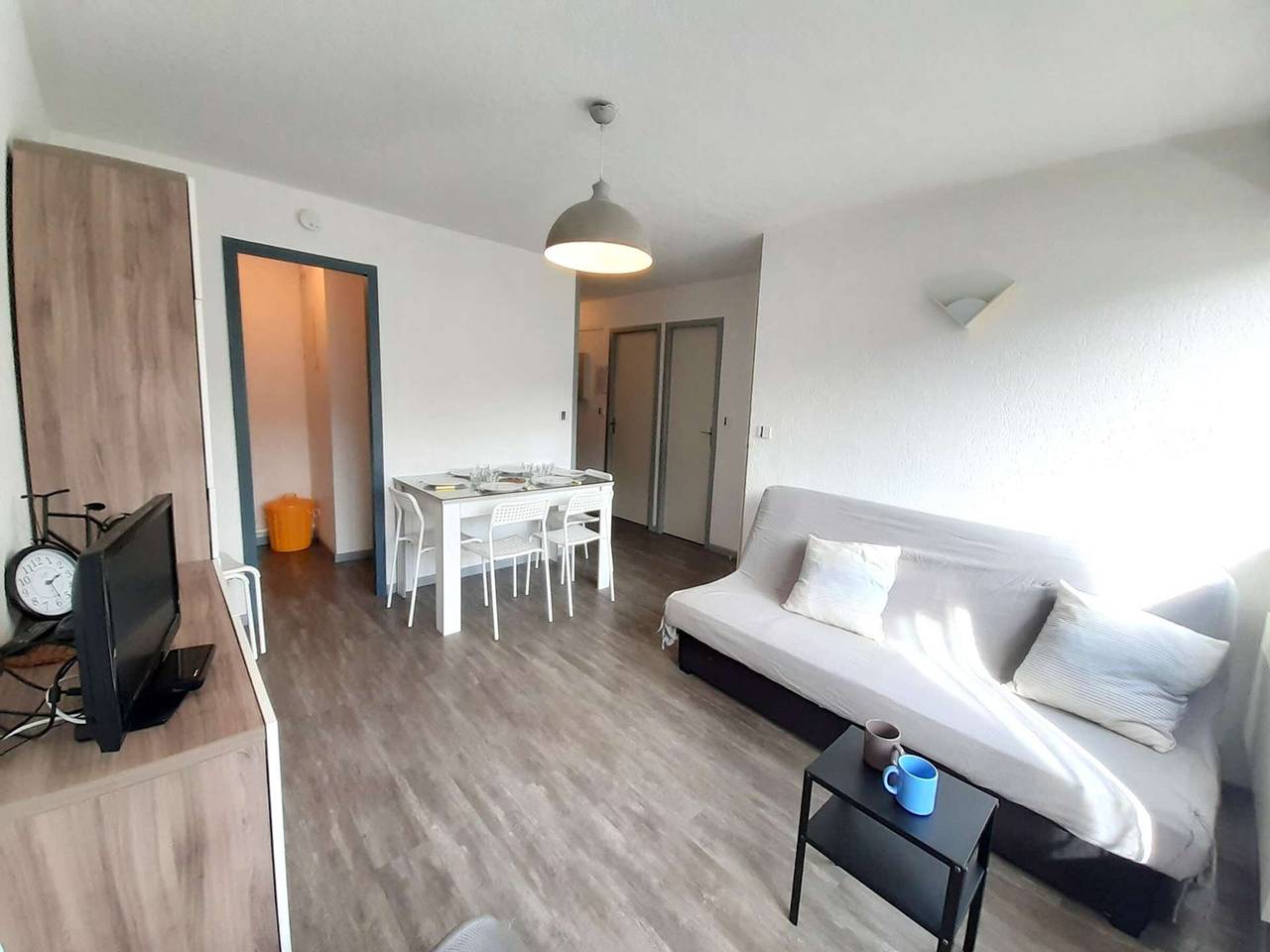 Appartement entier, Appartement T2 cabine pour 4 pers avec balcon, parking, sauna & jacuzzi - St Lary Soulan in Vignec, Parc national des Pyrénées