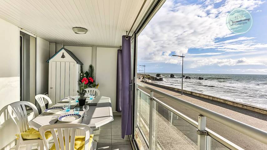 Location de vacances pour 2 personnes, avec balcon dans Sion-sur-l'Océan