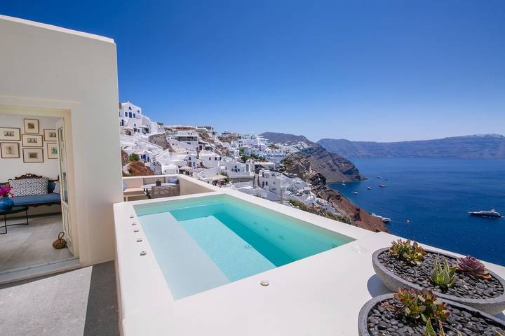 Location de vacances pour 4 personnes, avec jacuzzi et terrasse à Oia - 2