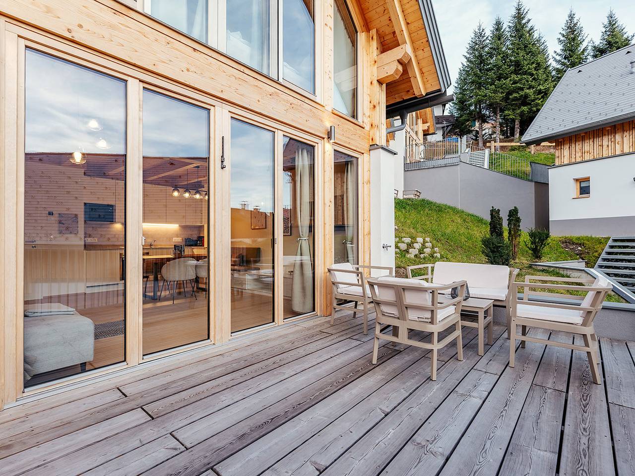 Gemütliche 80 m² große Ferienwohnung in der Nähe der Skilifte mit Sauna und Terrasse im Lachtal in Rottenmanner und Wölzer Tauern, Oberwölz