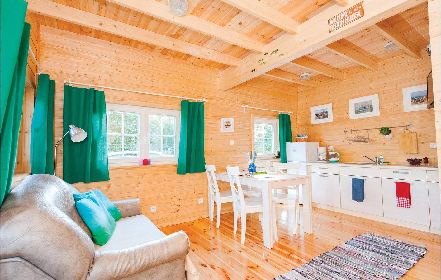 Ferienhaus für 4 Personen mit Terrasse in Przewłoka, Polnische Ostsee