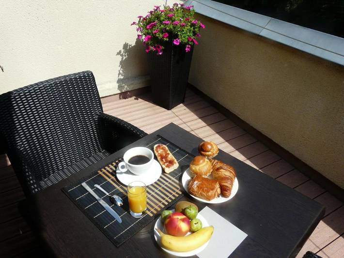 Hôtel pour 2 personnes, avec terrasse, animaux acceptés à Chaudes-Aigues - 4