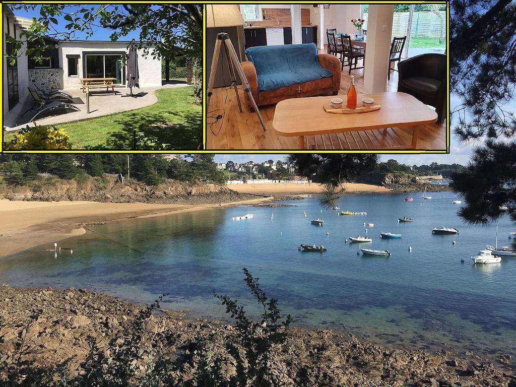 Maison de plain-pied avec jardin clôturé, chèque vacances accepté in Saint-Lunaire, Région de Saint-Malo