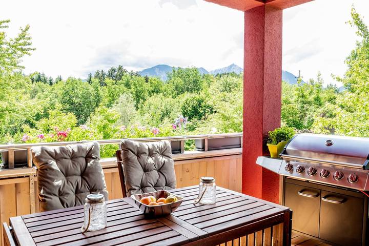 Ferienwohnung für 6 Personen, mit Ausblick und Balkon am Klopeiner See