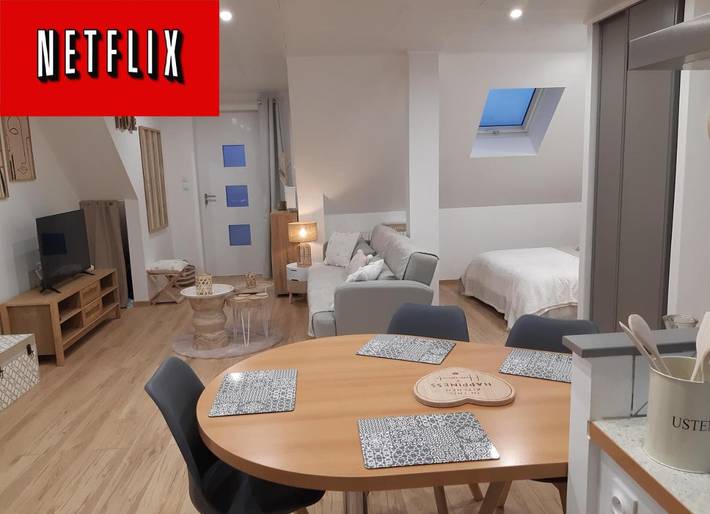 Appartement de vacances pour 3 personnes, avec Terrasse et Jardin