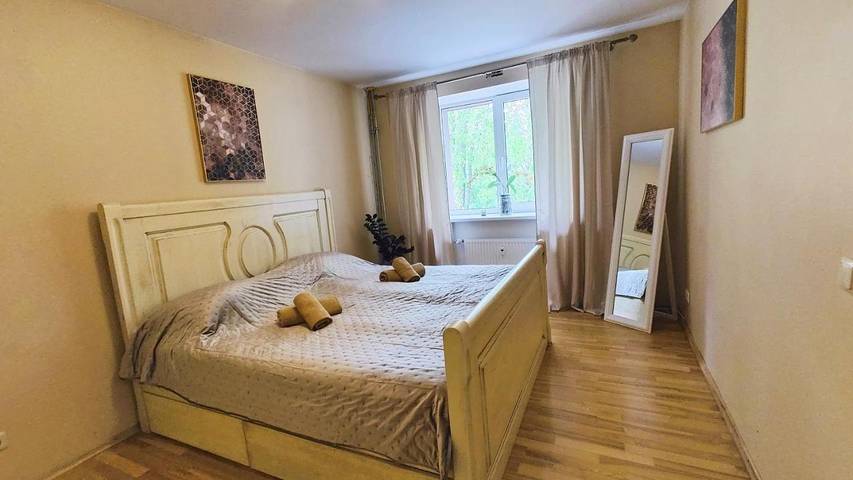 Apartament wakacyjny dla 4 osób, z balkon w Kłajpeda